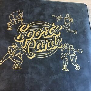 Sports card binder includes card sets